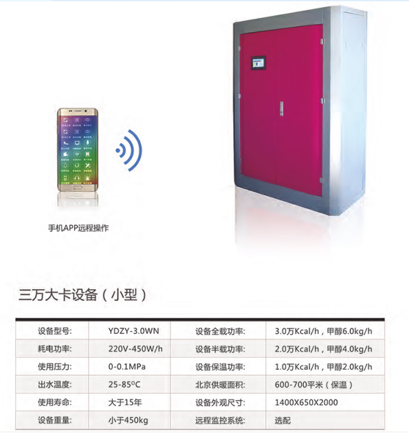 新一代供曖鍋爐 甲醇供曖設(shè)備 解決山區(qū)民宿供曖地 曖氣片 熱水問題